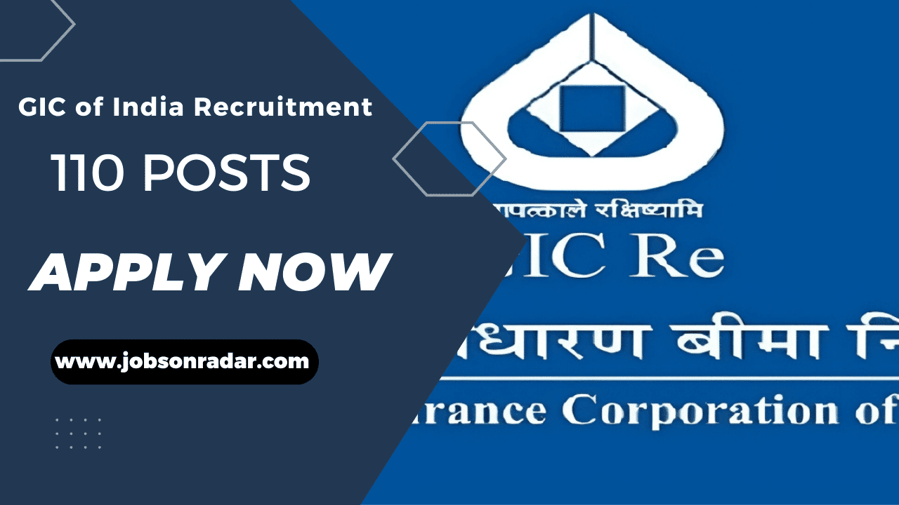 GIC of India Recruitment 2024