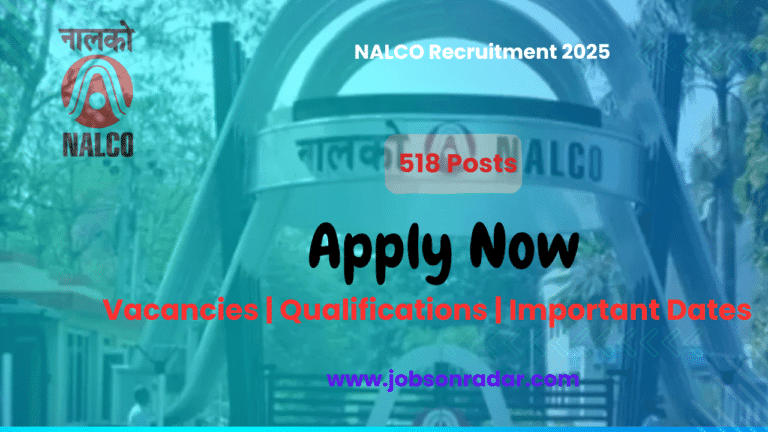 NALCO Recruitment 2025