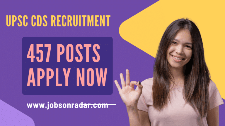UPSC CDS Recruitment 2025
