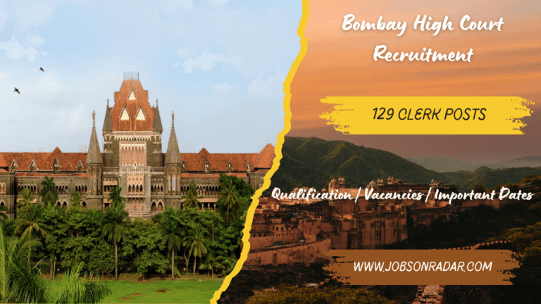 Bombay High Court Clerk Recruitment