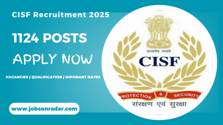 CISF Recruitment 2025