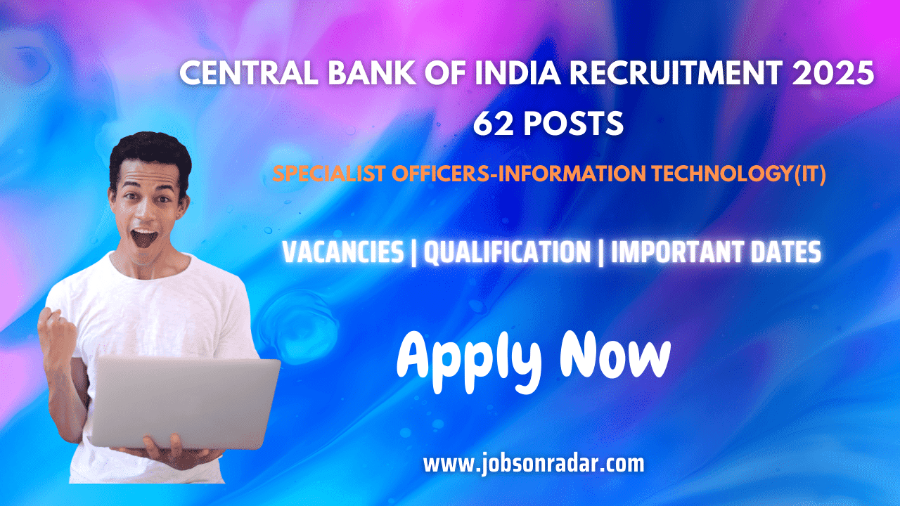 Central Bank of India Recruitment 2025