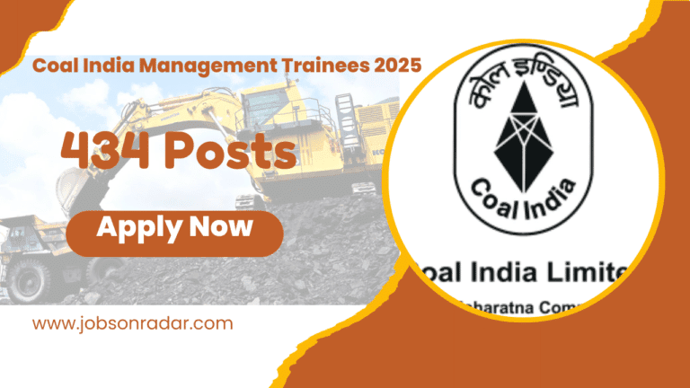 Coal India Management Trainees 2025