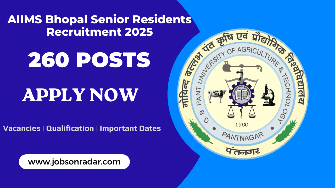GBPUAT Recruitment 2025