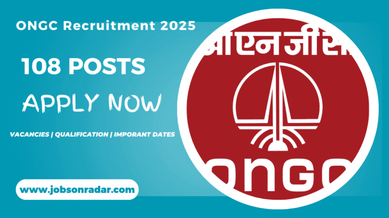 ONGC Recruitment 2025