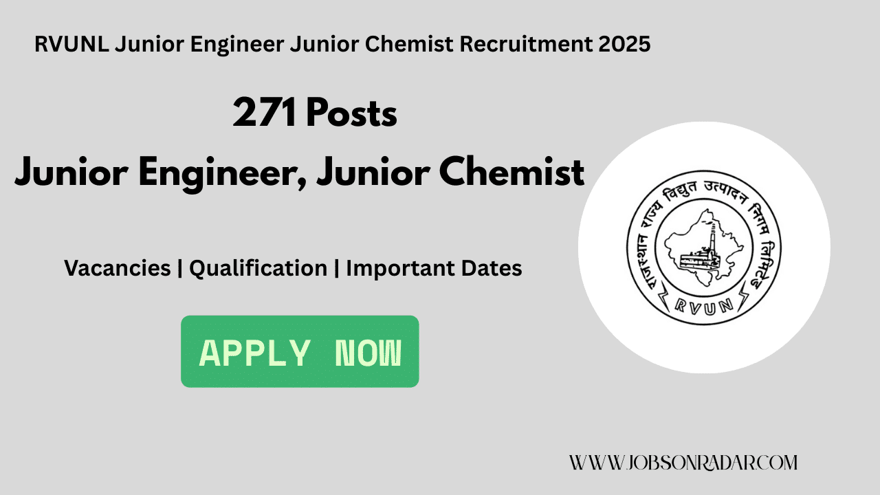 RVUNL Junior Engineer