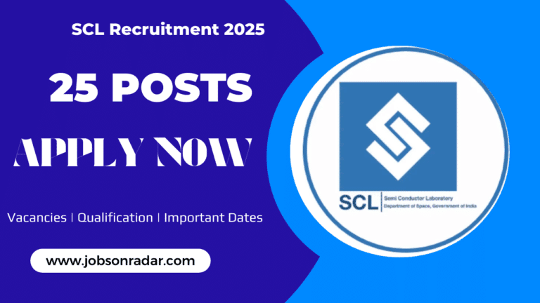 SCL Recruitment 2025