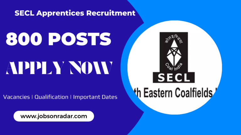 SECL Apprentices Recruitment 2025