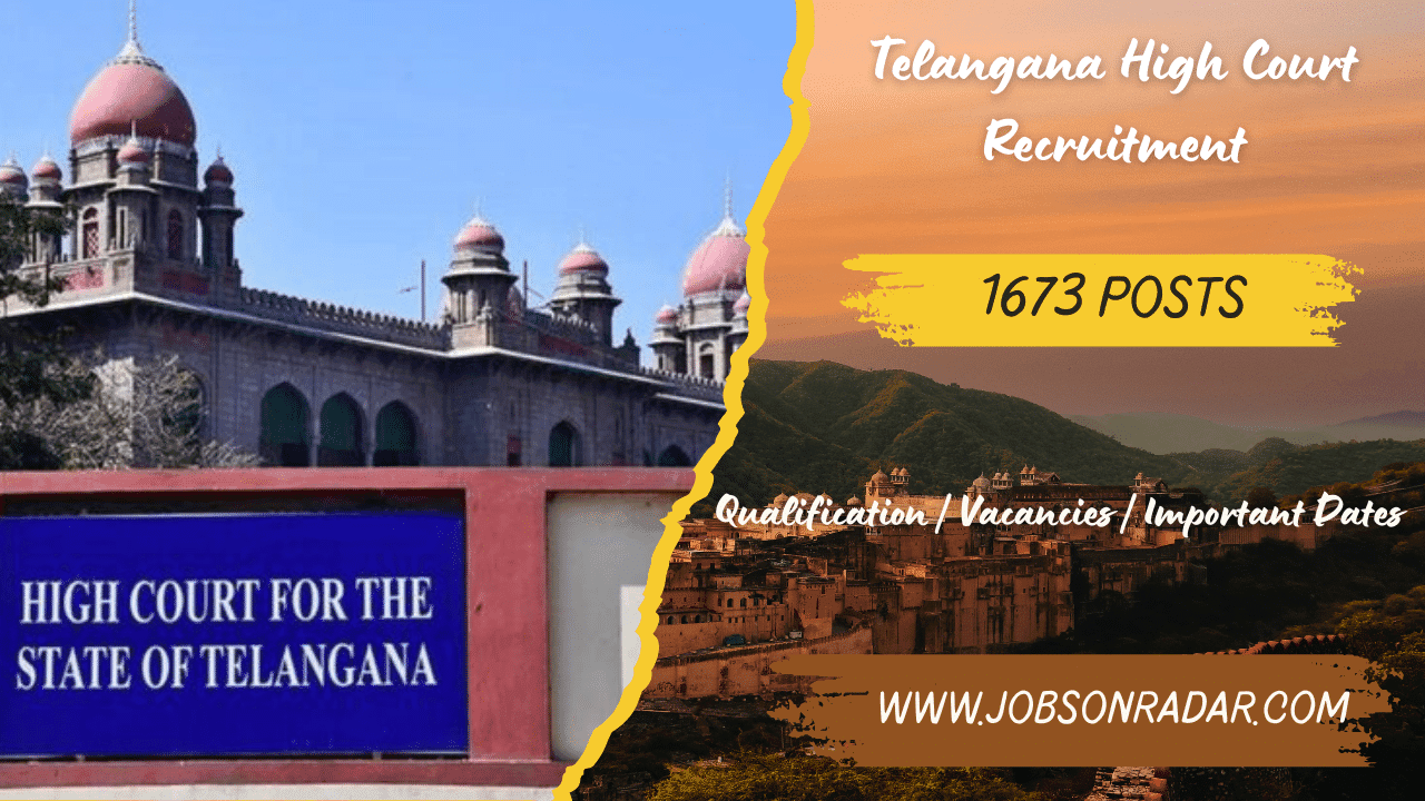 Telangana High Court Recruitment
