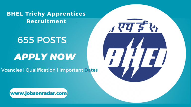 BHEL Trichy Apprentices Recruitment 2025