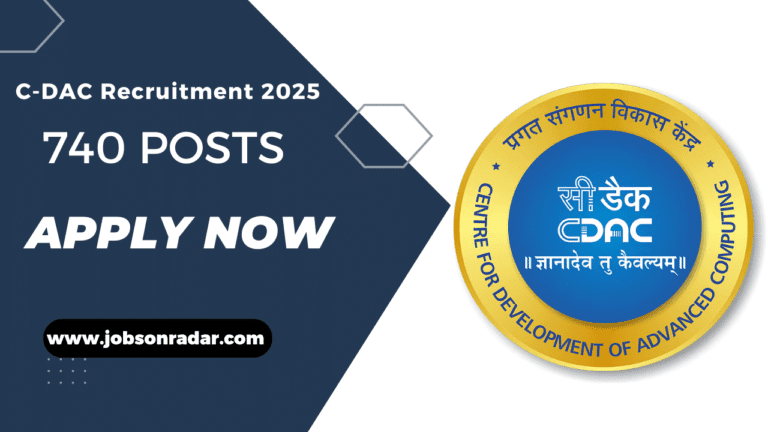 C-DAC Recruitment 2025