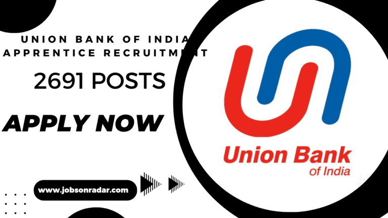 Union Bank of India Apprentices Recruitment 2025