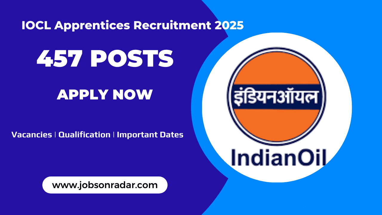 IOCL Apprentices Recruitment 2025