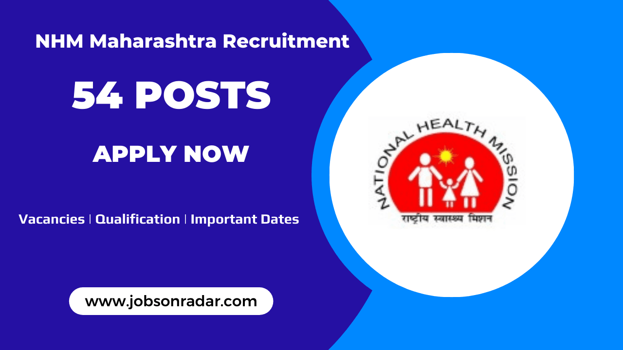 NHM Maharashtra Recruitment 2025