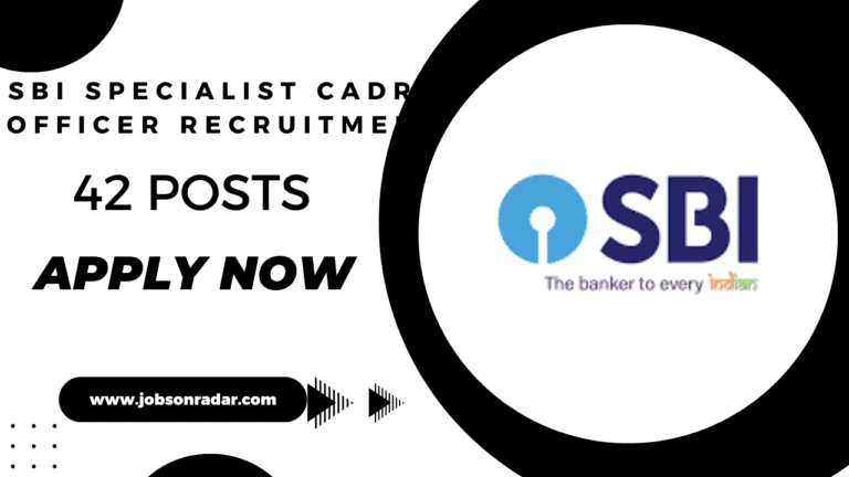 SBI Specialist Cadre Officer Recruitment 2025