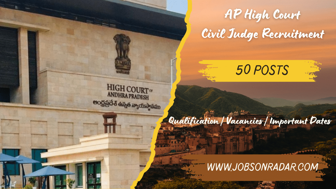 High Court of AP Civil Judge Recruitment 2025