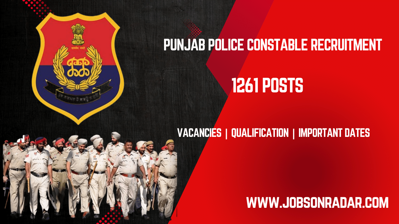Punjab Police Constable Recruitment 2025