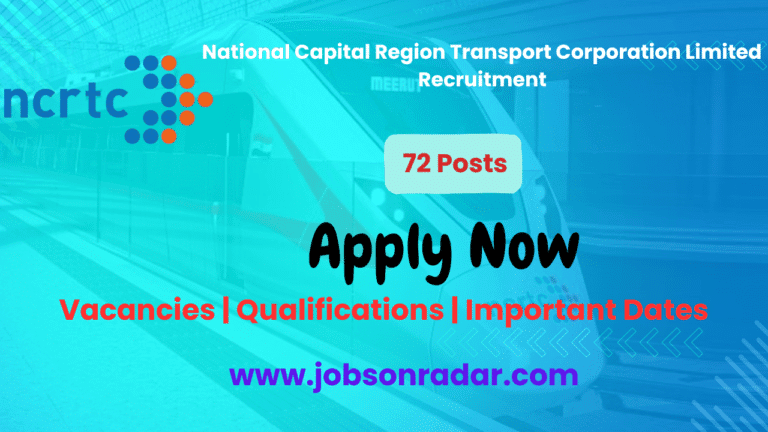 NCRTC Recruitment 2025