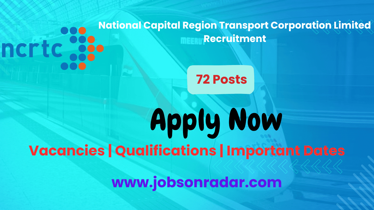 NCRTC Recruitment 2025