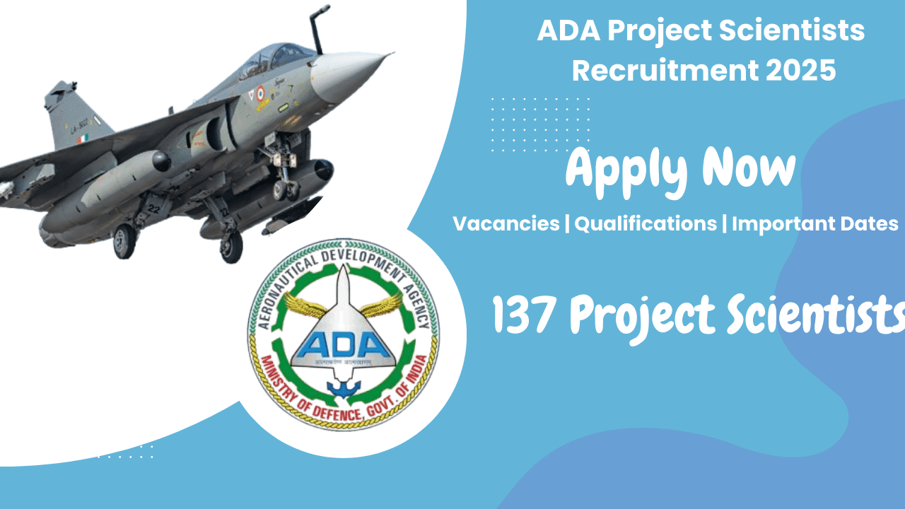 ADA Project Scientists Recruitment 2025