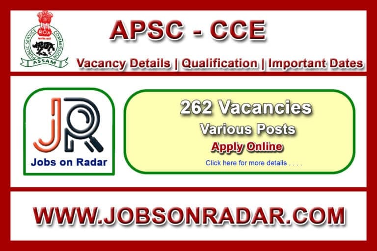 APSC Combined competitive Examination 2025