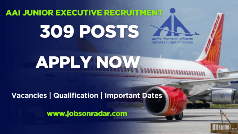 AAI Junior Executive Recruitment 2025