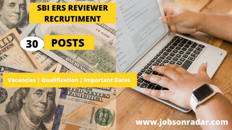 SBI ERS Reviewer Recruitment 2025