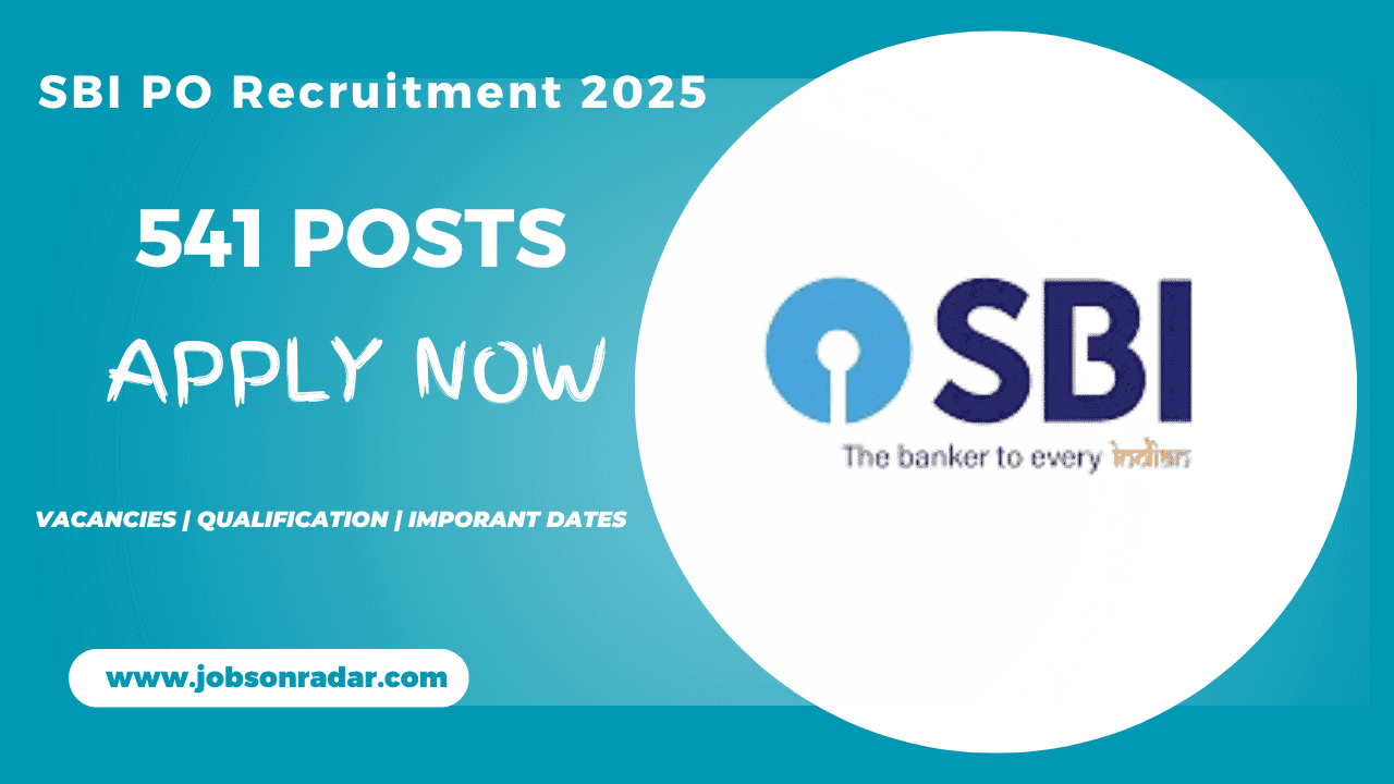 SBI Probationary Officers Recruitment 2025